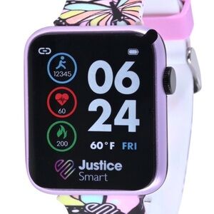 Justice Butterfly Smartwatch - Pink and White